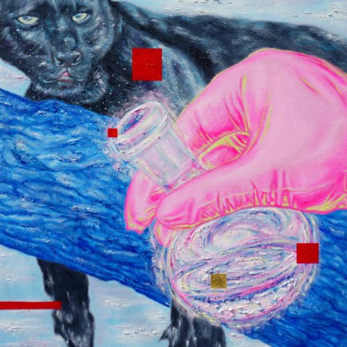 Black-Panther_s-Confusion-(2025),-85-x-67-cm Black Panther's Confusion (2025)