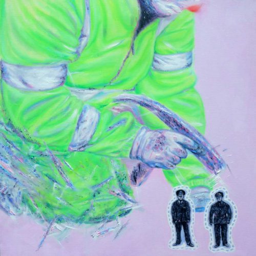 Disappear-(2025),-80-x-80-cm,-Oil-on-linen Disappear (2025)